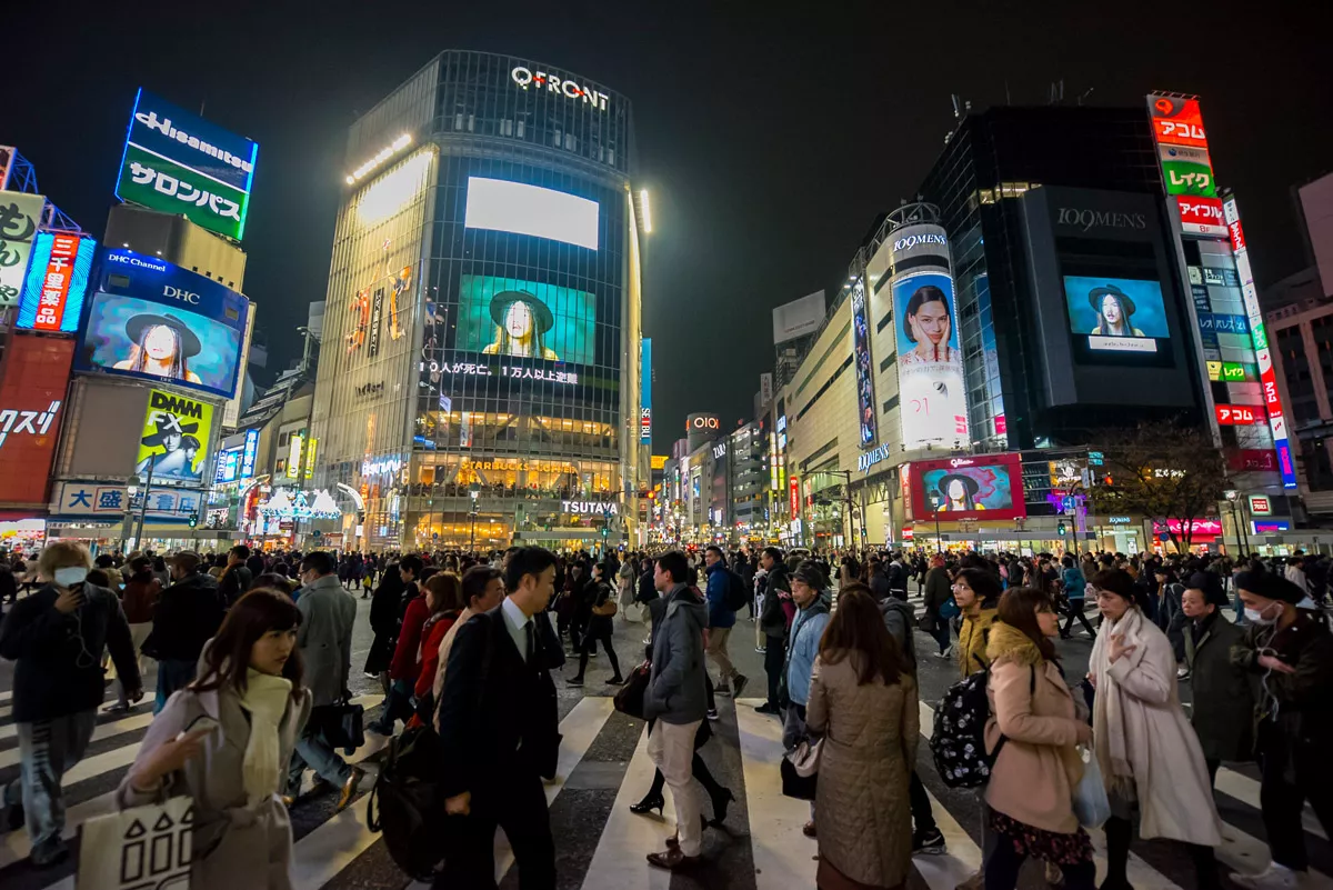 Shibuya crossing, Tokyo, Japan