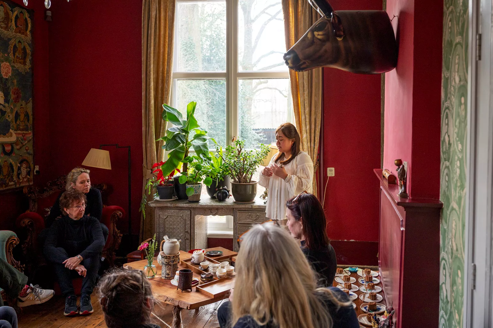 Sumi-e workshop en theeceremonie